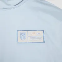 USMNT Essential Repel жіноча Nike Soccer Woven Hooded Куртка блакитний