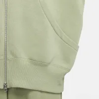 Nike Sportswear Phoenix Fleece женская оверсайз Full-Zip Толстовка с капюшоном цвет зеленый