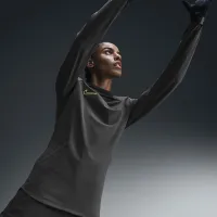 Nike Dri-FIT Academy жіноча Толстовка з капюшоном колір сірий
