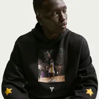 Nike Kobe мужские Dri-FIT Fleece Pullover баскетбольные Толстовка с капюшоном цвет черный