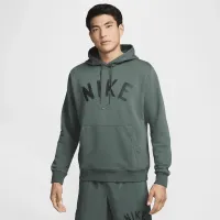 Nike Swoosh чоловічі Dri-FIT French Terry Pullover Fitness Толстовка з капюшоном колір зелений