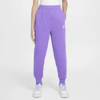 Nike Sportswear Club Fleece Big детские (Girls') С высокой Талией Fitted Pants цвет фиолетовый