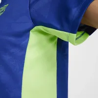 FC Barcelona Academy Pro Third женская Nike Dri-FIT Soccer Pre-Match Top синий