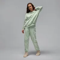 Nike Jordan Brooklyn Fleece женская Pullover Толстовка с капюшоном цвет зеленый
