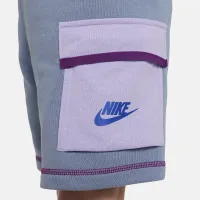 Nike Sportswear Reimagine Little дитячі French Terry шорти комплект блакитний