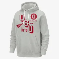 Ohio State Club мужские Nike College Толстовка с капюшоном цвет коричневый