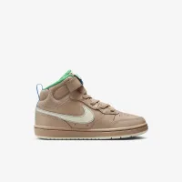 Nike Court Borough Mid 2 SE Little дитячі Кросівки колір коричневий