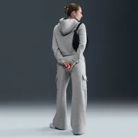 Nike Sportswear Phoenix Fleece женская Shrunken Толстовка с капюшоном цвет серый