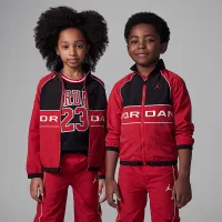 Nike Jordan Little детские 2-Piece Windbreaker Piping набор цвет красный