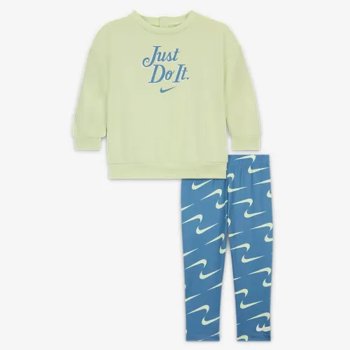 Nike New Impressions Baby (12-24M) Crew and лосіни комплект блакитний