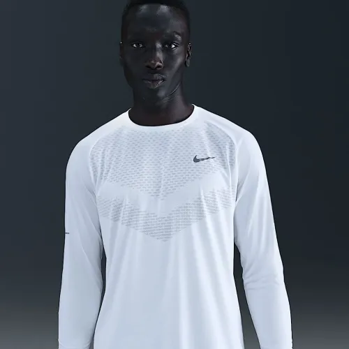 Nike Stride мужские Dri-FIT ADV Long-Sleeve Running Top цвет белый