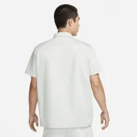 Nike Life чоловічі Woven Military Short-Sleeve Button-Down Shirt колір сірий