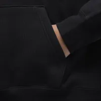 Nike Jordan Flight Fleece женская Satin-Lined Pullover Толстовка с капюшоном цвет черный