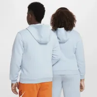 Nike Sportswear Club Fleece Big дитячі Толстовка з капюшоном (Extended Size) блакитний