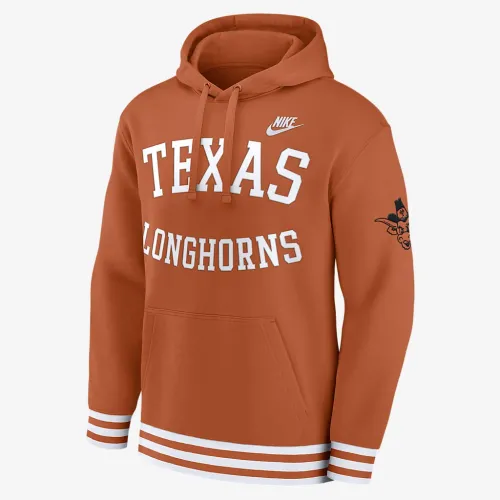 Texas Longhorns Legacy Retro Men’s Nike College Pullover Толстовка з капюшоном Orange