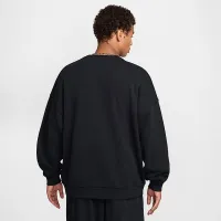 Nike Club Fleece мужские оверсайз French Terry Crew цвет черный