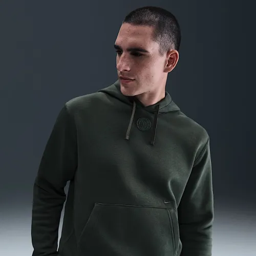 Chelsea FC Club мужские Nike Soccer Pullover Толстовка с капюшоном цвет зеленый