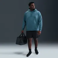 Nike Primary Fleece чоловічі Dri-FIT UV Pullover Performance Толстовка з капюшоном блакитний