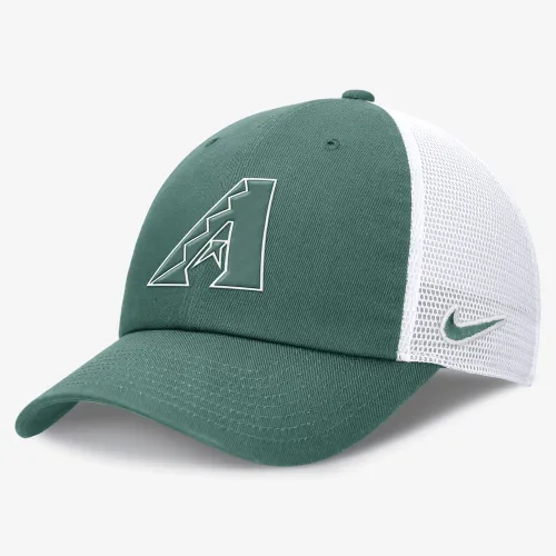 Arizona Diamondbacks Bicoastal Club мужские Nike MLB Trucker Adjustable Hat цвет зеленый