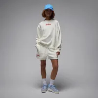 Nike Jordan Brooklyn Fleece жіноча Crew-Neck світшот колір білий