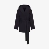 NikeSKIMS Woven Nylon женская Wrap Coat цвет черный