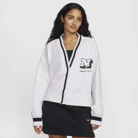 Nike Sportswear Phoenix Fleece женская Over-оверсайз Cardigan цвет коричневый