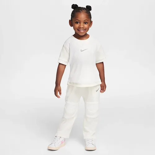 Nike Ready, набор! Toddler Tee and Joggers набор цвет белый