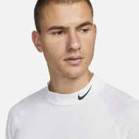 Nike Pro чоловічі Dri-FIT Fitness Mock-Neck Long-Sleeve Top колір білий