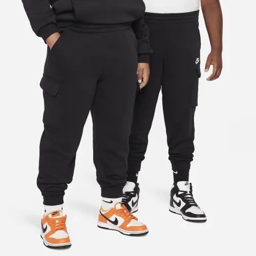 Nike Sportswear Club Fleece Big детские Cargo Pants (Extended Size) цвет черный