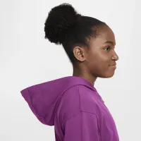 Nike Sportswear Big детские (Girls') Full-Zip Толстовка с капюшоном цвет фиолетовый