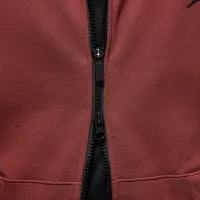 Nike Jordan Sport Hoop Fleece мужские Dri-FIT Full-Zip Толстовка с капюшоном цвет коричневый
