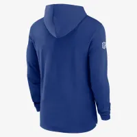 New York Giants Sideline мужские Nike Dri-FIT NFL Long-Sleeve Hooded Top синий