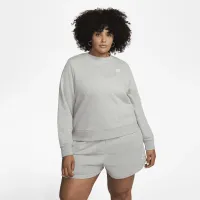 Nike Sportswear Club Fleece женская Crew-Neck свитшот (большие размеры) цвет серый