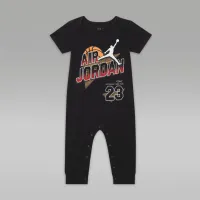 Nike Air Jordan Flight Baby (12-24M) Graphic Romper цвет черный