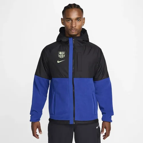 FC Barcelona AWF Third чоловічі Nike Soccer Winterized Куртка колір чорний