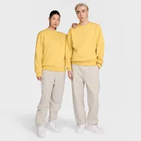 Nike Solo Swoosh мужские Fleece Crew Yellow