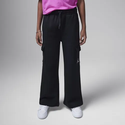 Nike Jordan Y2K Big детские Fleece Cargo Pants цвет черный