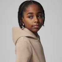 Nike Jordan MJ Brooklyn Fleece Little детские 2-Piece Pullover Толстовка с капюшоном набор цвет коричневый