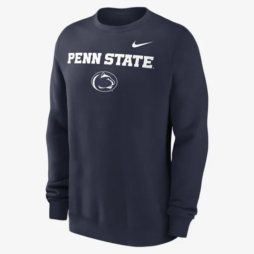 Penn State Nittany Lions Primetime Primary Stack чоловічі Nike College Pullover Crew блакитний