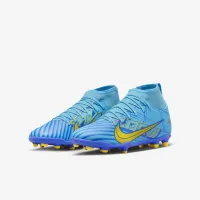 Nike Jr. Mercurial Superfly 9 Club KM FG/MG Little/Big детские Multi-Ground High-Top футбольные бутсы синий