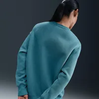 Nike Sportswear Phoenix Fleece женская оверсайз Crew-Neck свитшот синий