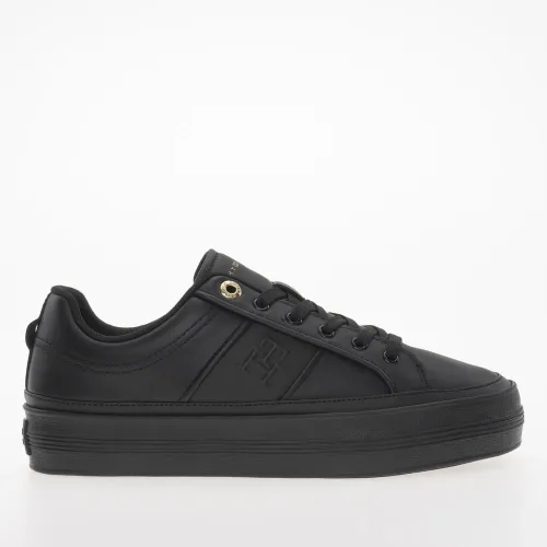 Кроссовки Tommy Hilfiger Essential Vulc Sneaker Monogram FW0FW07945-BDS - Черные