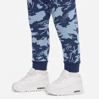 Nike Toddler Club Camo Fleece Pants синий