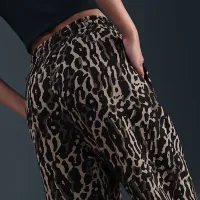 Nike Sportswear Phoenix Fleece женская С высокой Талией оверсайз Printed Sweatpants цвет черный
