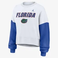 Nike Florida Gators Primetime жіноча Jordan College Pullover Crew колір білий