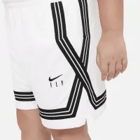 Nike Dri-FIT Fly Crossover Big детские (Girls') баскетбольные шорты (Extended Size) цвет белый
