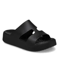 Шлёпанцы Crocs Getaway Platform H-Strap 209409-001 - Черные