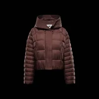 Nike Sportswear Swoosh Puffer PrimaLoft® женская Therma-FIT оверсайз Hooded Куртка цвет коричневый