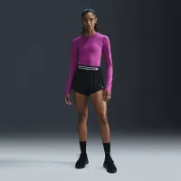 Nike Running Division жіноча Long-Sleeve Running Top колір фіолетовий