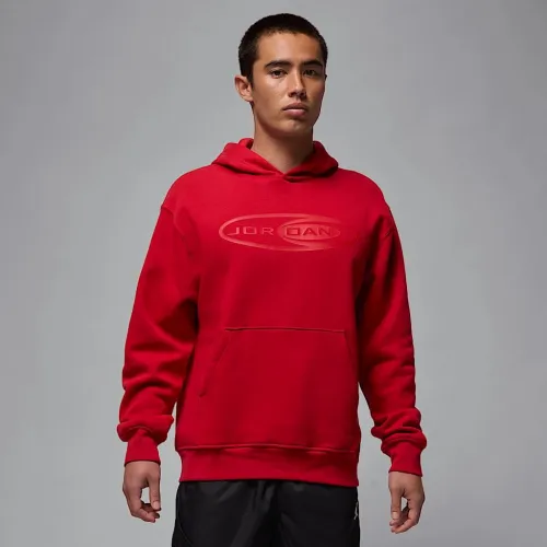 Nike Jordan Essentials чоловічі Pullover Толстовка з капюшоном колір червоний